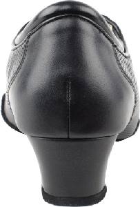 argentine tango shoes-Very Fine Dance Sneakers - VF CD1119-Black Leather-image 3