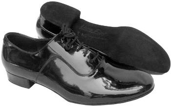 argentine tango shoes-Model VF S301-Black Patent