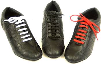 argentine tango shoe-Vida Mia Ladies Dance Sneakers-Optional red or white laces